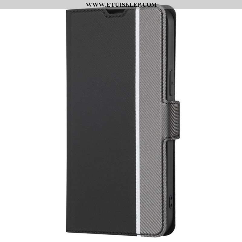 Etui Folio do Samsung Galaxy S23 Ultra 5G Fajny Dwukolorowy